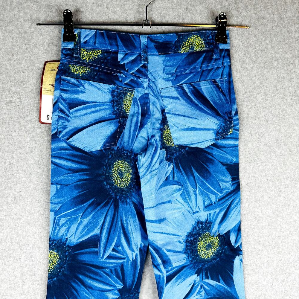 New Route 66 Girls Sz 8 Bootcut Jeans Floral‎ Stretch Pockets NWT - Picture 6 of 7